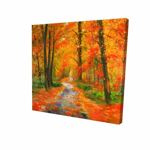 Begin Home Decor 16 x 16 in. Autumn Trail-Print on Canvas 2080-1616-LA106
